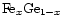 ${\rm Fe}_x{\rm
Ge}_{1-x}$